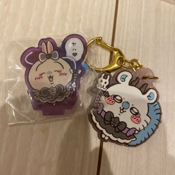 天使と悪魔 モモンガ キーホルダー アクリルスタンド うさぎ