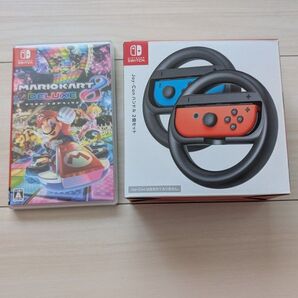 マリオカート8 デラックス + Joy-Con ハンドル 2個セット