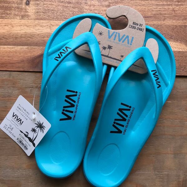 VIVA! ISLAND SANDALS ビーチサンダル 37(23.5〜24cm)