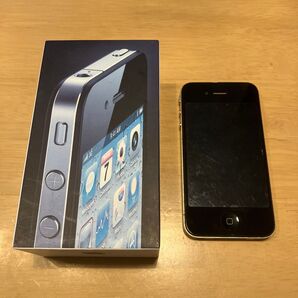 Apple iPhone 4 ブラック 本体 箱付き 32GB アップル