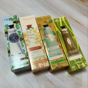 ロクシタン ハンドクリーム4本セット 30ml シア オスマンサス アーモンド バーベナ