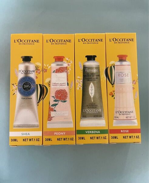L'Occitane ロクシタンハンドクリームセット 30ml×4