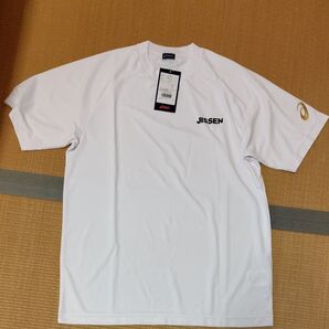 アシックス 半袖 白 Tシャツ 速乾 アスレチックTシャツ ジッセン Мサイズ