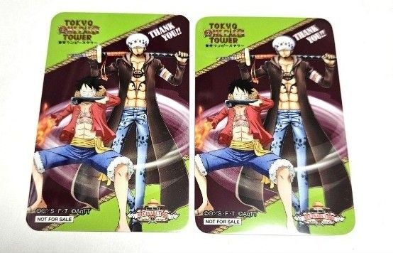 ONE PIECE ワンピース ジャンプ カード ルフィ ロー 麦スト 麦わらストア