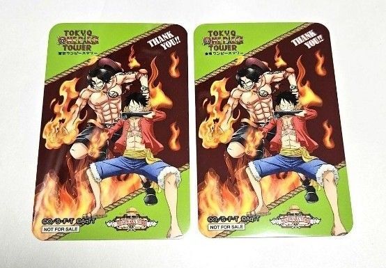 ONE PIECE ワンピース ジャンプ カード ルフィ エース 麦スト 麦わらストア