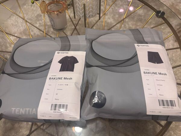 BAKUNE mesh TENTIAL リカバリーウェア 上下 Navy 正規品