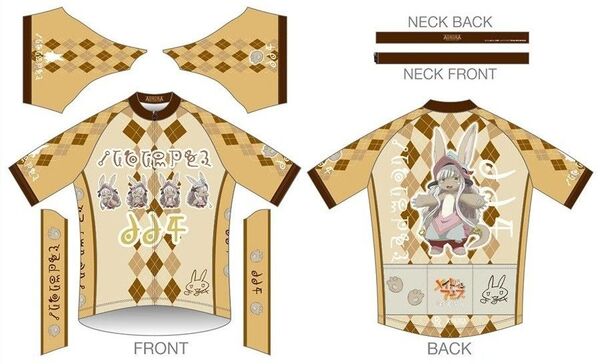 新品 メイドインアビス ナナチ サイクルジャージ アニメ MADE IN ABYSS 痛ジャージ ロードバイク 自転車 ウェア
