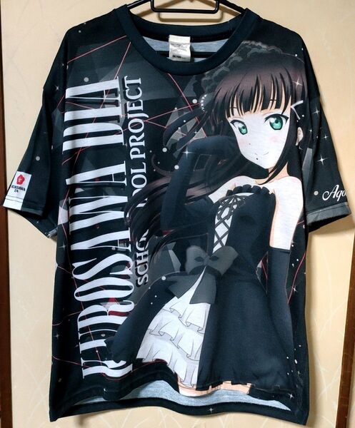 ラブライブ!サンシャイン!! 黒澤ダイヤ 両面フルグラフィック Tシャツ シンフォギア 暁切歌 夏服 アニメ ゲーム Aqours