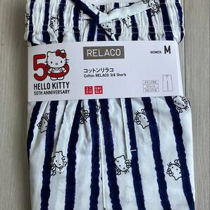 新品!ユニクロ ハローキティ 50周年記念 コットンリラコ Mサイズ