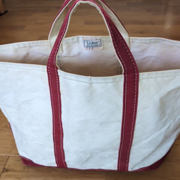 80s ヴィンテージL.L.Bean ギザタグ 2色タグ トートバッグ Lサイズ