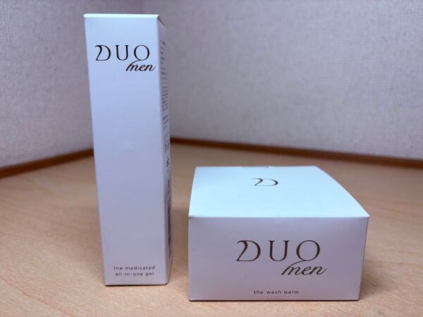 DUO Men オールインワンジェル&ウォッシュバーム 2点セット