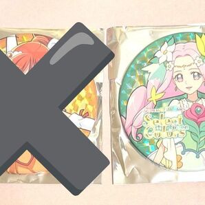 プリキュアプリティストア プリキュアオールスターズSelectColors Green&Orenge 缶バッジ キュアフェリーチェ