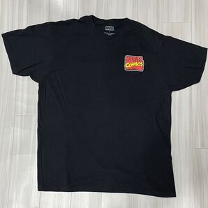 MARVEL 両面プリントTシャツ USサイズL身幅約52、着丈約68、ユーズド品洗濯済み。バックプリント綺麗です。