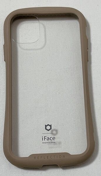 iFace Reflection iPhone 11 ケース クリア 強化ガラス (ベージュ)