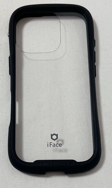 iFace Reflection iPhone 16 Pro ケース クリア 強化ガラス(ブラック)