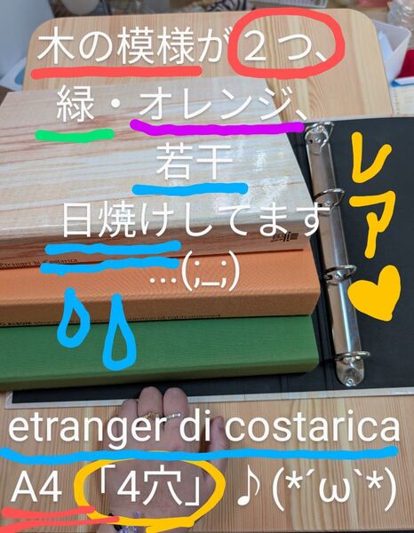 etranger di costarica エトランジェディコスタリカ A4 4穴 バインダー ファイル アルバム Dリング