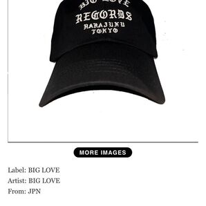 BIG LOVE RECORDS キャップ CAP