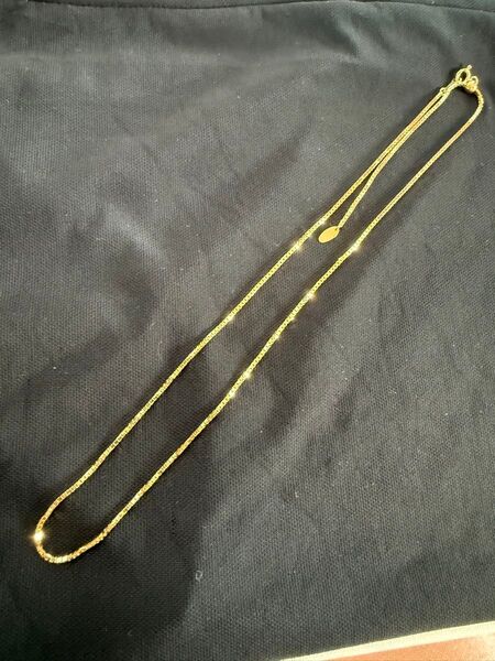 K18 ベネチアンチェーンネックレス 45cm (5.5g) スライド式