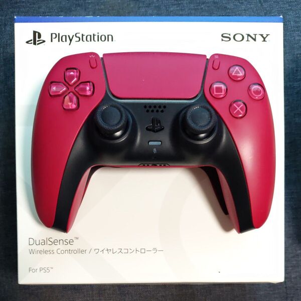 PlayStation5 DualSense ワイヤレスコントローラー CFI-ZCT1J02 (コズミックレッド ) ジャンク