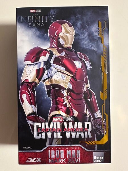 新品 未開封 threezero DLX 1/12 インフィニティ・サーガ アイアンマン マーク46