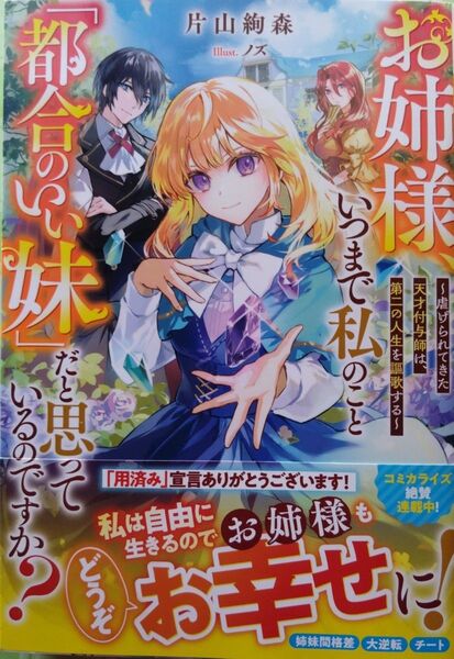 『お姉様、いつまで私のこと「都合のいい妹」だと思っているのですか? 虐げられてきた天才付与~』片山絢森/著(ベリーズファンタジー)