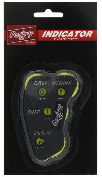 ローリングス 野球 インジケーター BSO表示タイプEAC6S02 審判用品 アンパイアグッズ 主審 カウンター ジャッジ ボール