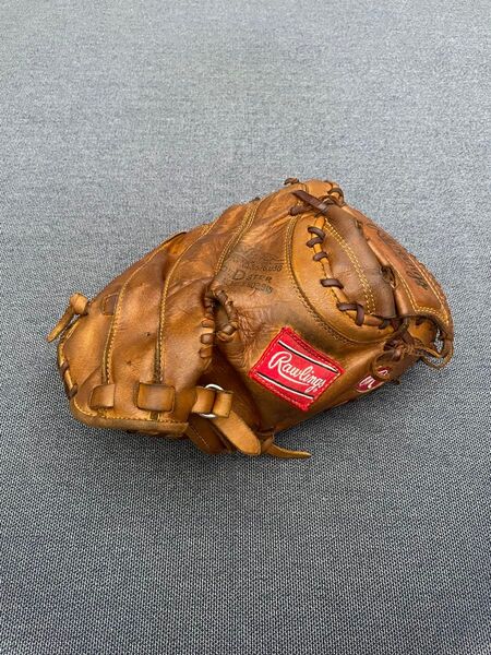 レア! 野球 軟式キャッチャーミット グローブ 一般 大人 右投げ グラブ ローリングス Rawlings 右利き ブラウン 茶色