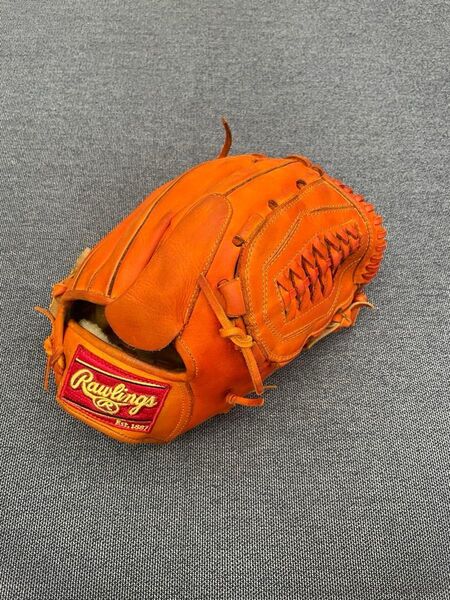 良型 野球 硬式グローブ 一般用 大人 右投げ グラブ 内野 ローリングス Rawlings 右利き オレンジ 投手 高校野球対応