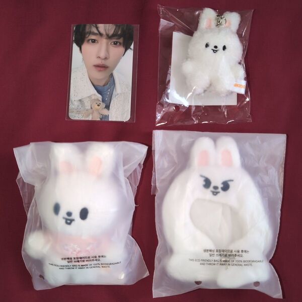 スキズ SKZOO PLUSH 10CM ぬい OUTFIT 5CLOCK リノ