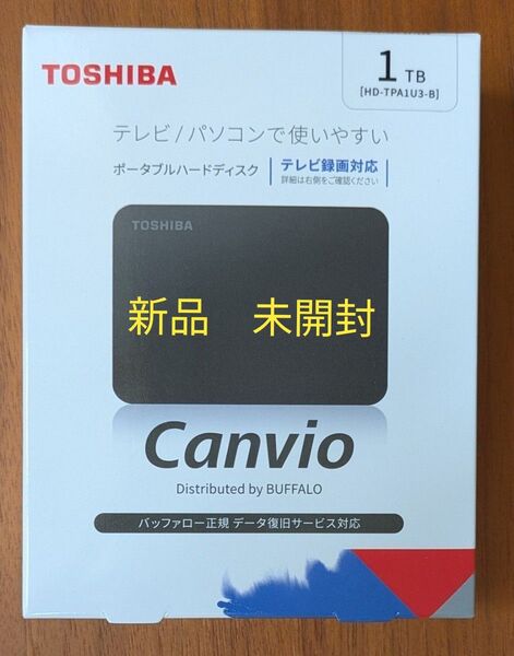 バッファローHD-TPA1U3-B USB3.0対応 ポータブルHDD 1TB