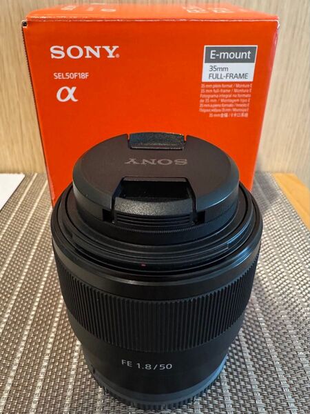 SONY 単焦点レンズ 50mm f1.8 SEL50F18F ブラック