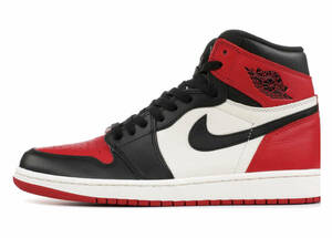 国内正規品 黒タグ付き 未使用 NIKE AIR JORDAN 1 RETRO HIGH OG BRED TOE 555088-610 エア ジョーダン 1 スニーカー 28.0 10