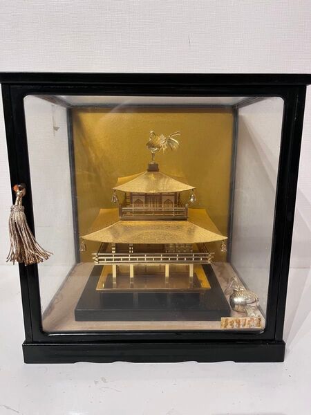 縁起物 金閣寺 金メッキ 金属製 置物 京都 インテリア コレクション