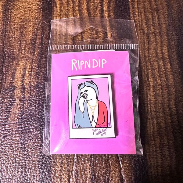 RIPNDIP ピンバッジ ピンズ ネコ 猫 リップンディップ ラブレター ピンバッチ