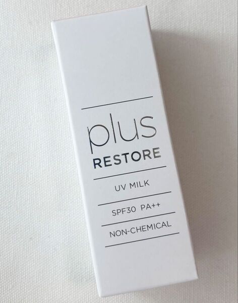 新品未開封 プラスリストア UVミルク 日焼け止め 乳液 SPF30 PA++ 30ml