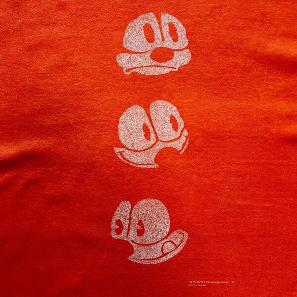 新品未使用 輸入品 Felix The Cat Tシャツ オレンジ Lサイズ アメリカGoodwear製