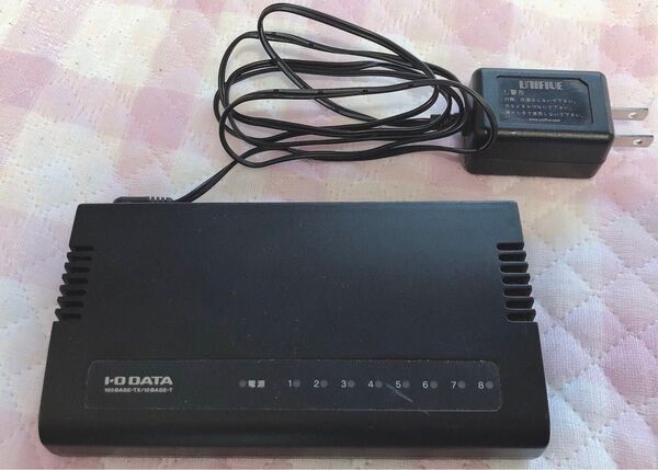 I-O DATA スイッチングハブ ETX-ESH08KB ブラック