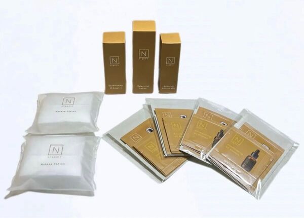 ■即日発送■新品未開封品■Nオーガニック Basic リニューアル品 バランシング エッセンス+ローション+ミルク+コットンセット