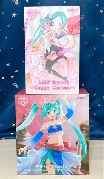 【2体セット】 初音ミク AMP フィギュア バースデー2021 happy cat アラビアンver.