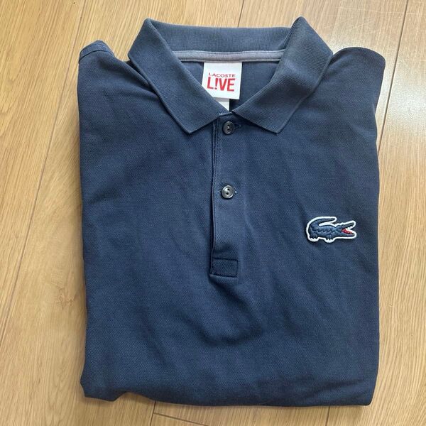 LACOSTE LIVE ポロシャツ ネイビー Sサイズ