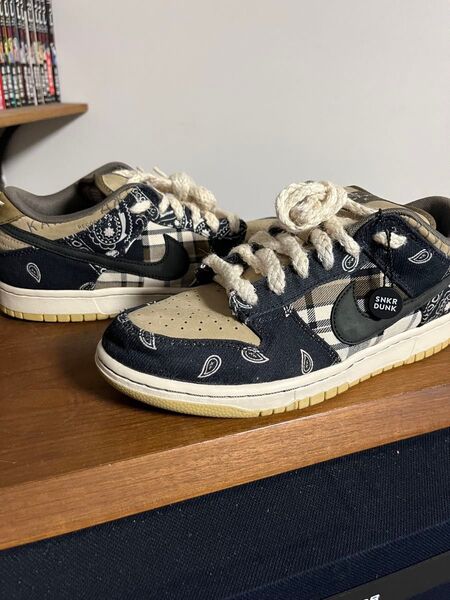 26.5cm Travis Scott × Nike SB Dunk Low