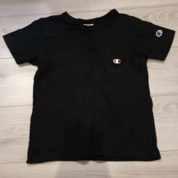 Champion チャンピョン Tシャツ 黒 130