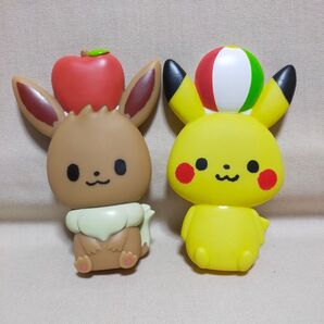 ポケモン、ピカチュウとイーブイの音が出るおもちゃ