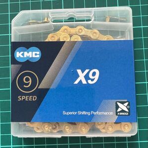 ゴールド【開封済未使用品】並行輸入 9速用チェーン ゴールド