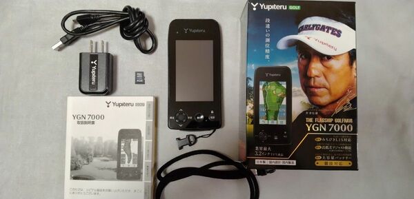 ユピテル YGN7000 ゴルフナビ ブラック GPS 距離測定器