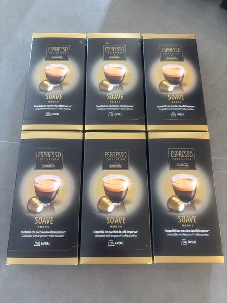 カフィタリー ネスプレッソ 互換カプセル10個入×6セットSOAVE フレーバー エスプレッソ レギュラーコーヒー ネスレコストコ