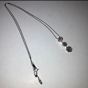 K18WG ダイヤモンドネックレス ホワイトゴールド ダイヤネックレス 18金 天然ダイヤモンド ペンダントトップ TRILOGY