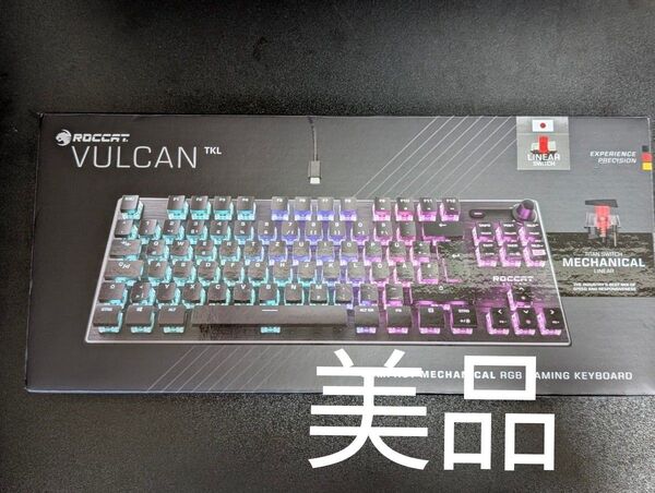 美品 ROCCAT VULCAN TKL ROC-12-285 ゲーミングキーボード ロキャット バルカン 日本語配列