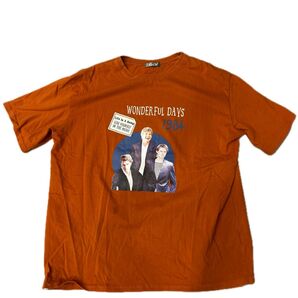 【数回使用】kutir アソートプリントTシャツ オレンジ系