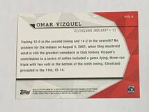 OMAR VIZQUEL 2015 TOPPS 'TIL IT'S OVER INSERT INDIANS 即決_画像2